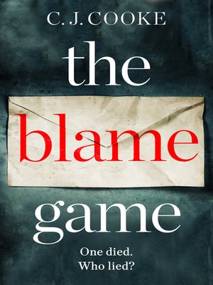 cover image of The Blame Game